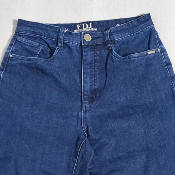 FDJ Suzanne jeans Caori High-rise Straight women's size 8 ink blue colour - Picture 2 of 14